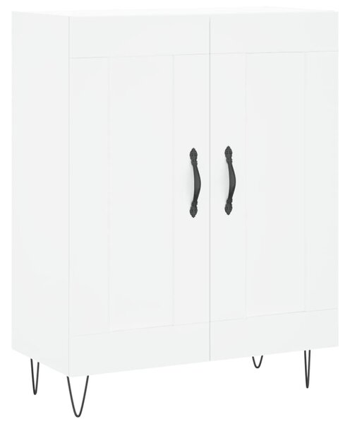 Komoda biela 69,5x34x90 cm kompozitné drevo