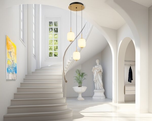 Globo 15217-3 - LED Luster na lanku EWALD LED/20W/230V