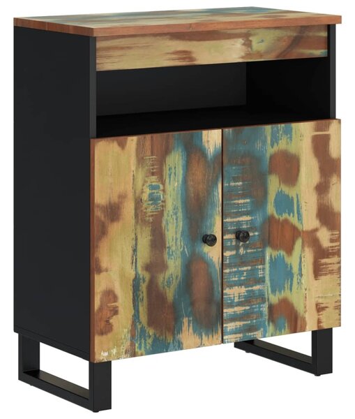 Komoda s 2 dvierkami 60x33x75 cm masívne recyklované drevo