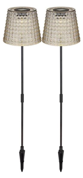 Globo 36635-2S - SADA 2x LED Solárne svietidlo SOLAR LED/0,06W/3V IP44 šedá
