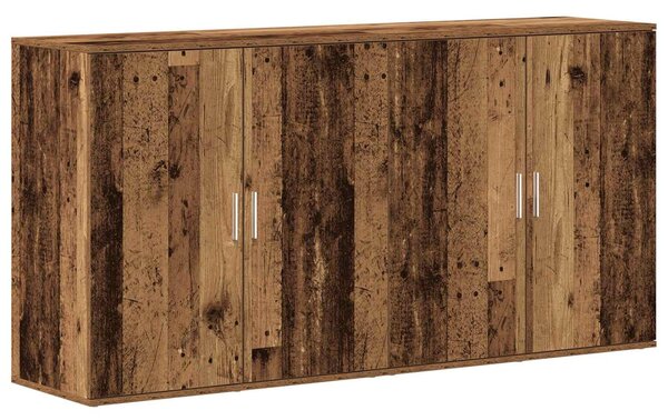 Servírovacia skriňa 2 pcs Staré drevo 79 x 38 x 80 cm