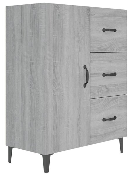 Komoda sivý dub sonoma 69,5x34x90 cm kompozitné drevo