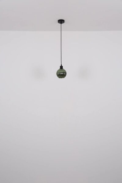 Globo 15638G - Luster na lanku ZUMBA 1xE27/25W/230V pr. 15 cm zelená