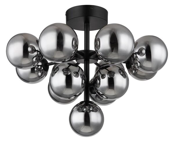 Globo 56143-13D - Prisadený luster GRAPPY 13xG9/5W/230V pr. 56 cm čierna
