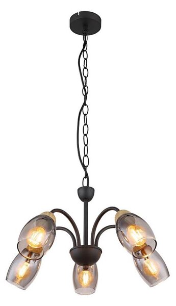 Globo 60297-5H - Luster na reťazi GERLY 5xE14/25W/230V