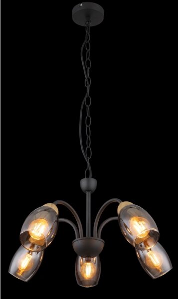 Globo 60297-5H - Luster na reťazi GERLY 5xE14/25W/230V