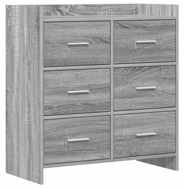 Servírovacia skriňa Šedá Sonoma 75 x 33 x 80 cm Kompozitné drevo