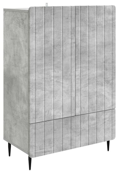Servírovacia skriňa so zásuvkou Betónovo sivá 66 x 34,5 x 97 cm