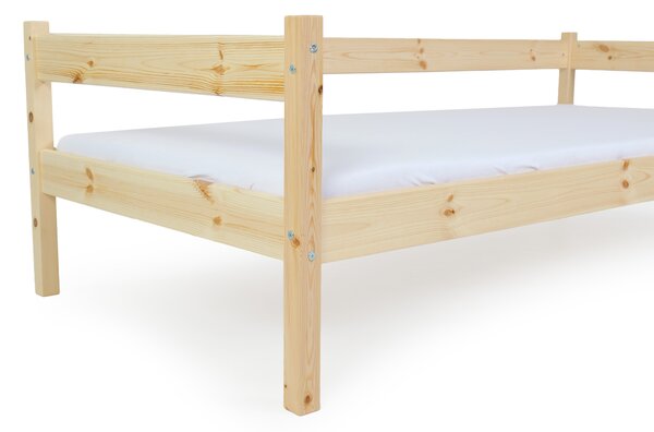 Wilsondo Poschodová posteľ s roštom Paulína 90x200 - prírodný povrch