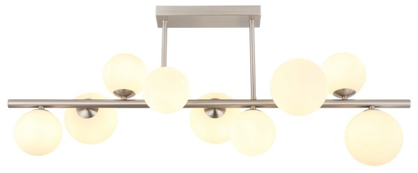 Globo 56140-9D - LED Luster na tyči RIHA 9xG9/3W/230V chróm