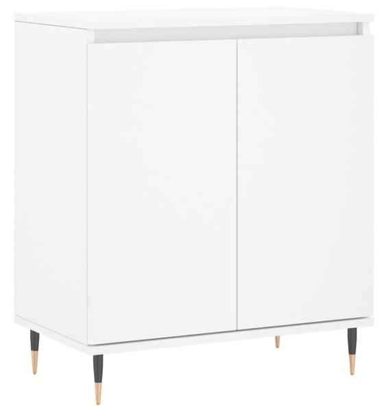 Komoda biela 60x35x70 cm spracované drevo