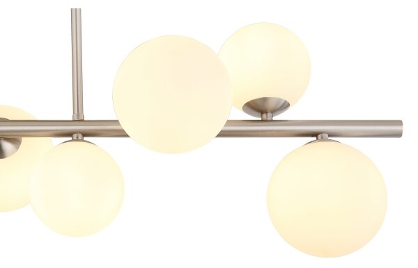 Globo 56140-9D - LED Luster na tyči RIHA 9xG9/3W/230V chróm