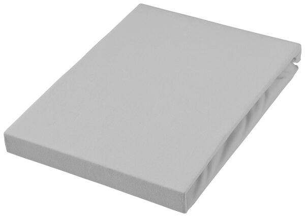 NAPÍNACIA PLACHTA, džersej, sivá, 160/220 cm Dieter Knoll - Obliečky & plachty, Online Only