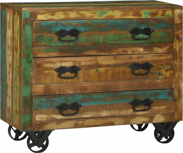 SYFAX™ Príborník hnedý 80 x 30 x 65 cm Masívne staré drevo