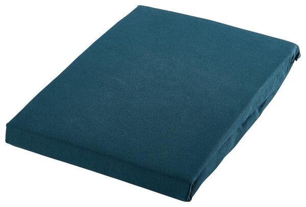 NAPÍNACIA PLACHTA, džersej, petrolejová, 120-130/200-220 cm Novel - Obliečky & plachty, Online Only
