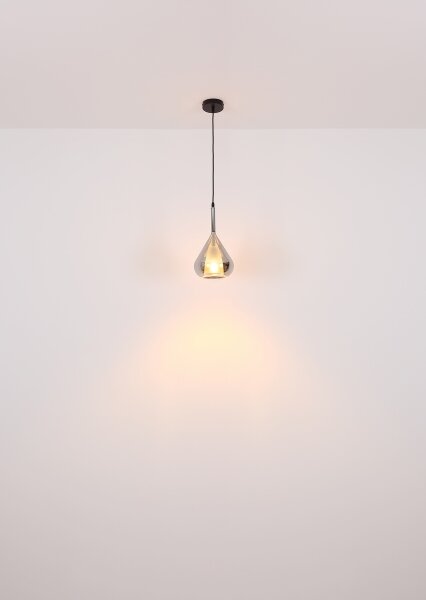 Globo 15542 - Luster na lanku GEEKY 1xE27/60W/230V pr. 20 cm čierna