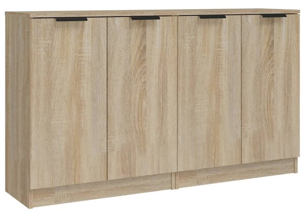 Komody 2 ks dub sonoma 60x30x70 cm spracované drevo