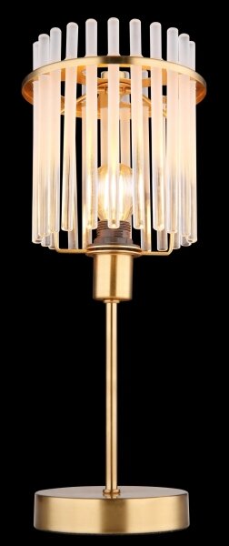 Globo 15698TM - Stolná lampa GORLEY 1xE14/40W/230V pr. 15 cm zlatá