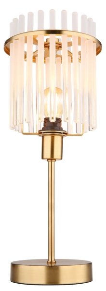 Globo 15698TM - Stolná lampa GORLEY 1xE14/40W/230V pr. 15 cm zlatá