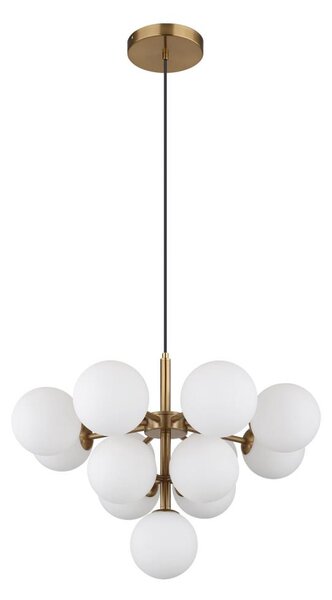 Globo 56143-13G - Luster na lanku GRAPPY 13xG9/5W/230V pr. 56 cm zlatá