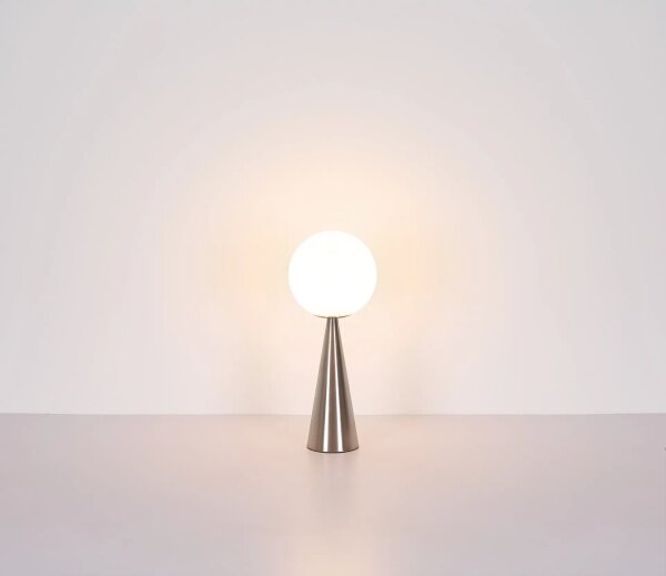 Globo 21031N - Stolná lampa PINPAL 1xE27/40W/230V chróm