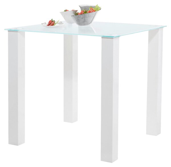 JEDÁLENSKÝ STÔL, biela, 80/80/76 cm P & B - Stoly, Online Only