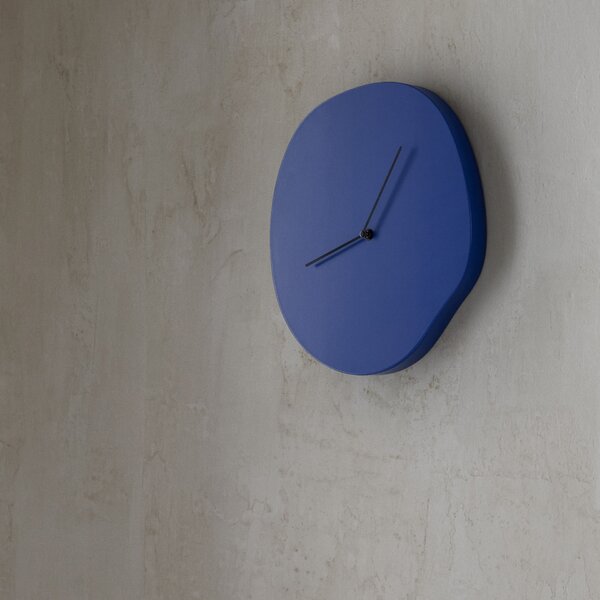 Nástenné hodiny Melt Blue