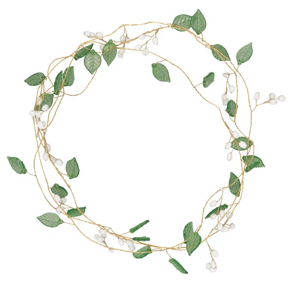 Dekoratívna girlanda Leaves Green 180 cm