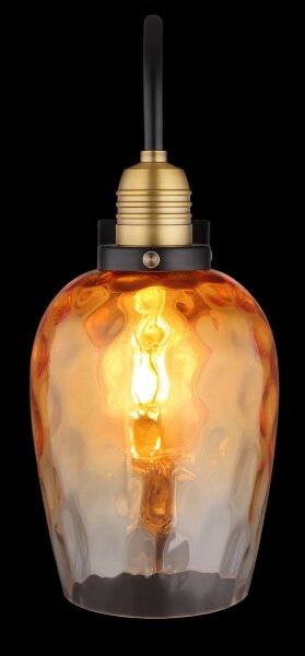Globo 15786W - Nástenná lampa SALVY 1xE27/60W/230V oranžová