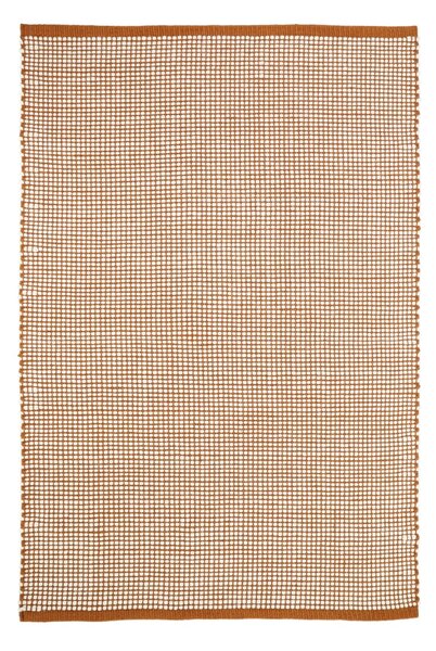 Oranžový koberec s podielom vlny 200x140 cm Bergen - Nattiot