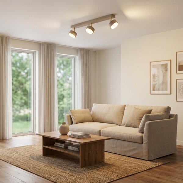 Brilagi - LED bodové svietidlo MONO 3xGX53/12W/230V béžové