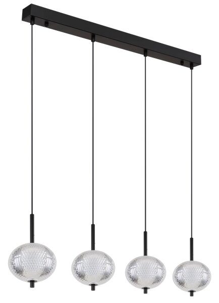 Globo 16042-4H - LED Luster na lanku AIDA 4xLED/5,75W/230V 3000K/4500K/6500K