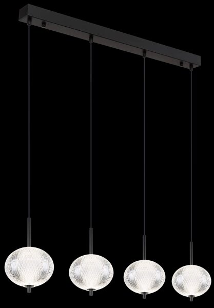 Globo 16042-4H - LED Luster na lanku AIDA 4xLED/5,75W/230V 3000K/4500K/6500K