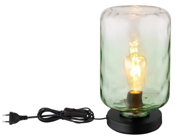 Globo 16046TG - Stolná lampa DARINA 1xE27/60W/230V zelená