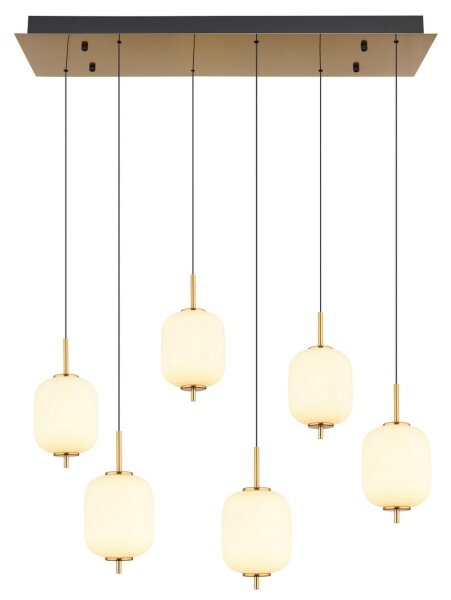 Globo 15217-6 - LED Luster na lanku EWALD 6xLED/6,7W/230V