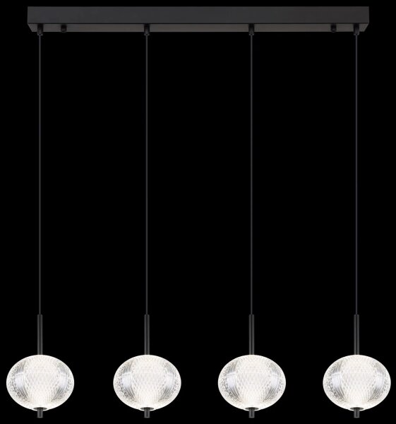 Globo 16042-4H - LED Luster na lanku AIDA 4xLED/5,75W/230V 3000K/4500K/6500K