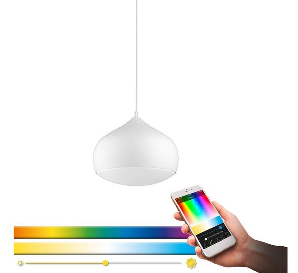 Eglo 98047 - LED RGBW Stmievateľný luster na lanku COMBA-C LED/18W/230V BT