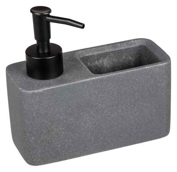 Šedý dávkovač mydla z polyresinu 0.15 l Woya - Wenko