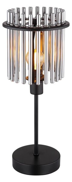 Globo 15698T - Stolná lampa GORLEY 1xE14/40W/230V pr. 15 cm čierna