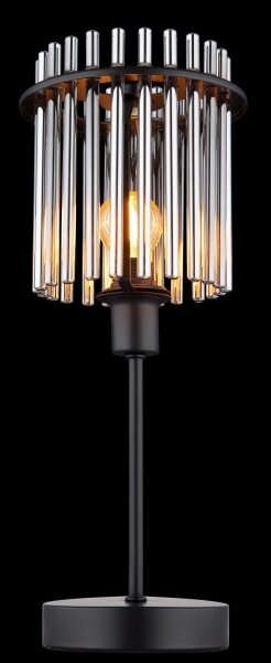 Globo 15698T - Stolná lampa GORLEY 1xE14/40W/230V pr. 15 cm čierna