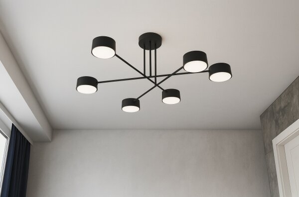 Brilagi - Prisadený luster MONO 6xGX53/12W/230V čierna
