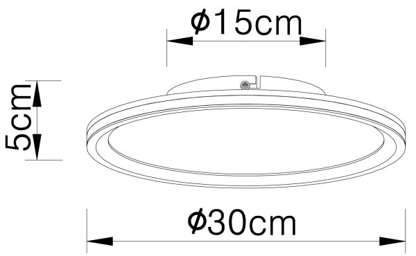 Globo 41588D - LED Stropné svietidlo BELISSA LED/30W/230V pr. 30 cm