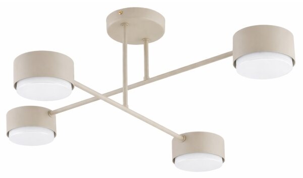 Brilagi - LED prisadený luster MONO 4xGX53/12W/230V béžový