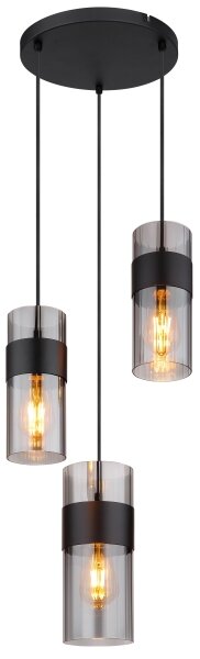 Globo 15718-3 - Luster na lanku SCARFINA 3xE27/60W/230V