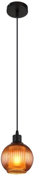 Globo 15638B - Luster na lanku ZUMBA 1xE27/25W/230V pr. 15 cm meď