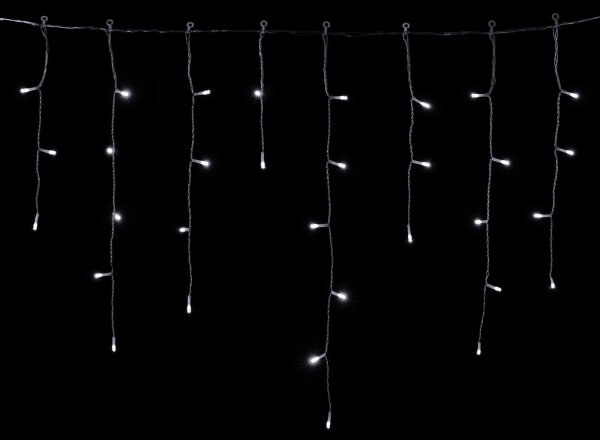Aigostar - LED vonkajší vianočný reťaz 300xLED/8 funkcií 3xAA 18x06m IP44 studená biela