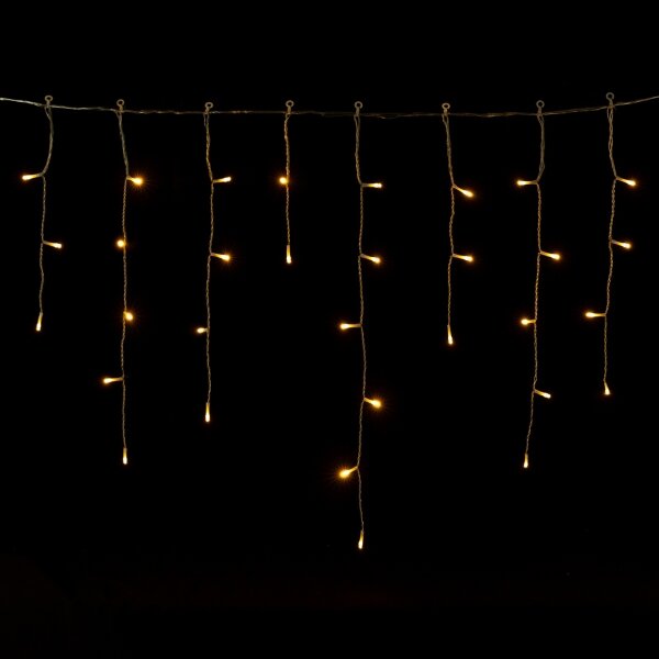 Aigostar - LED vonkajší vianočný reťazec 300xLED/8 funkcií 3xAA 18x06m IP44 teplá biela