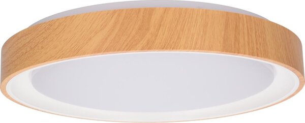 Brilagi - LED stropné svietidlo FLOCO LED/24W/230V priemer 30 cm drevené/biele