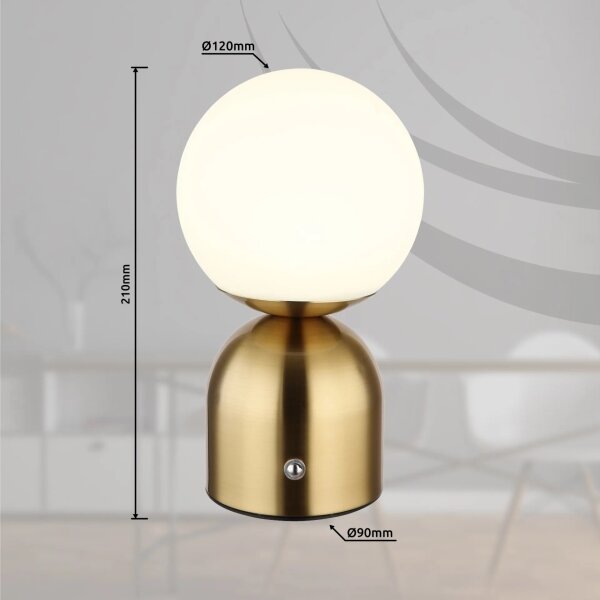 Globo 21006M - LED stmievateľná dotyková stolná lampa JULSY LED/2,5W/3,7V