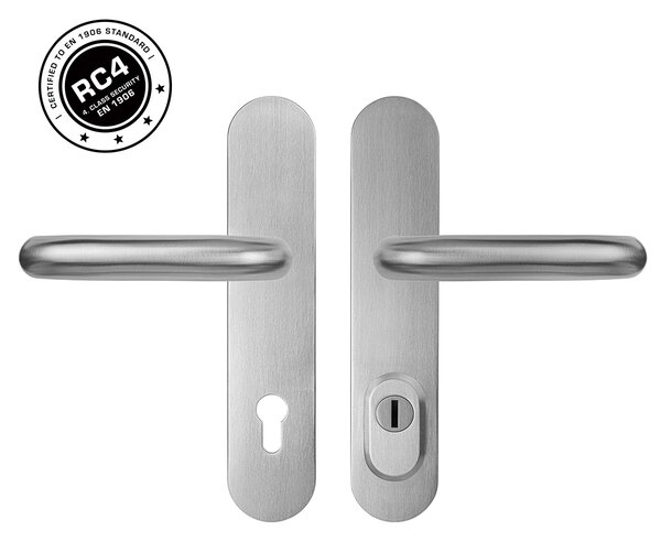MPK - SECURO INOX S01 PLUS - SO COSLAN kľučka/kľučka 72 mm Nerez matná